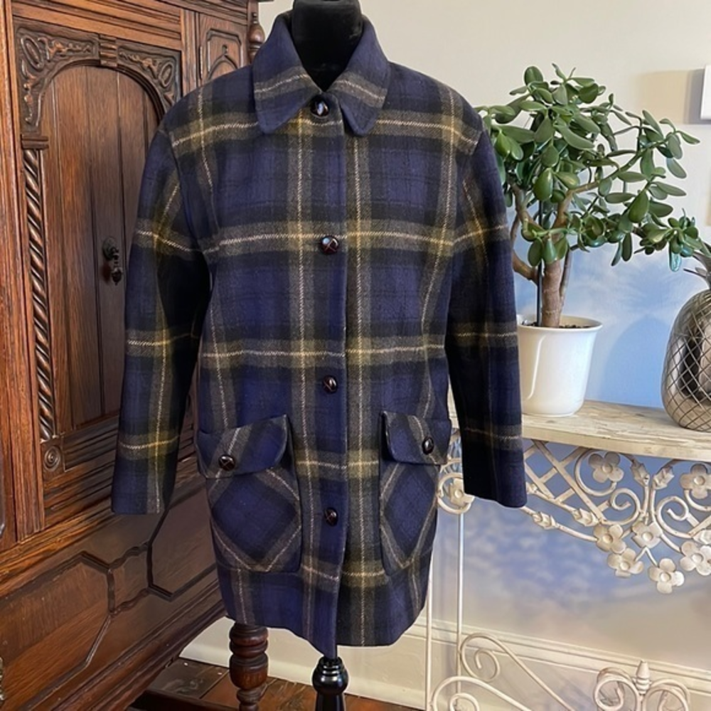 Mackintosh made in USA Chore Barn‎ Coat size 6 Wool Blend. Vintage